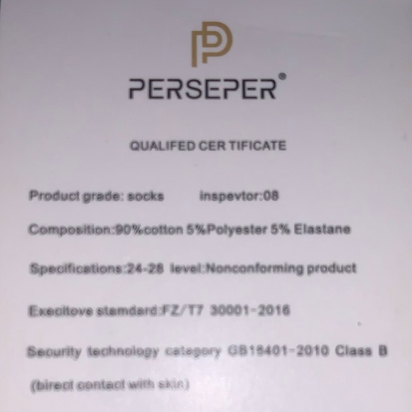 Perseper fashion socks - Picture 5 of 5